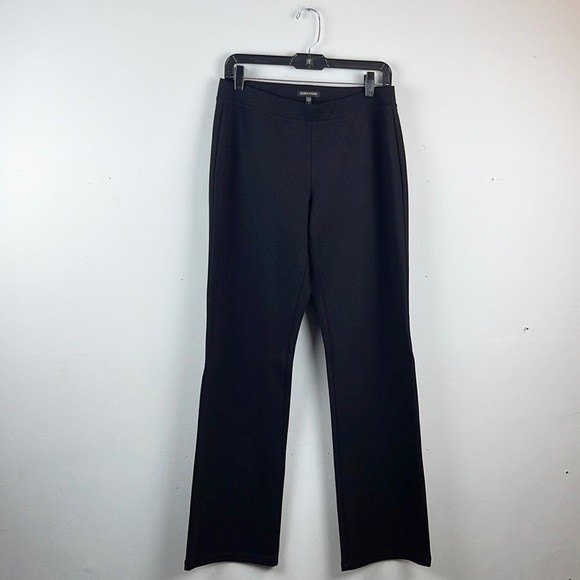 Eileen Fisher Pull On Stretch Dress Pants Size Small Black - Picture 2 of 7
